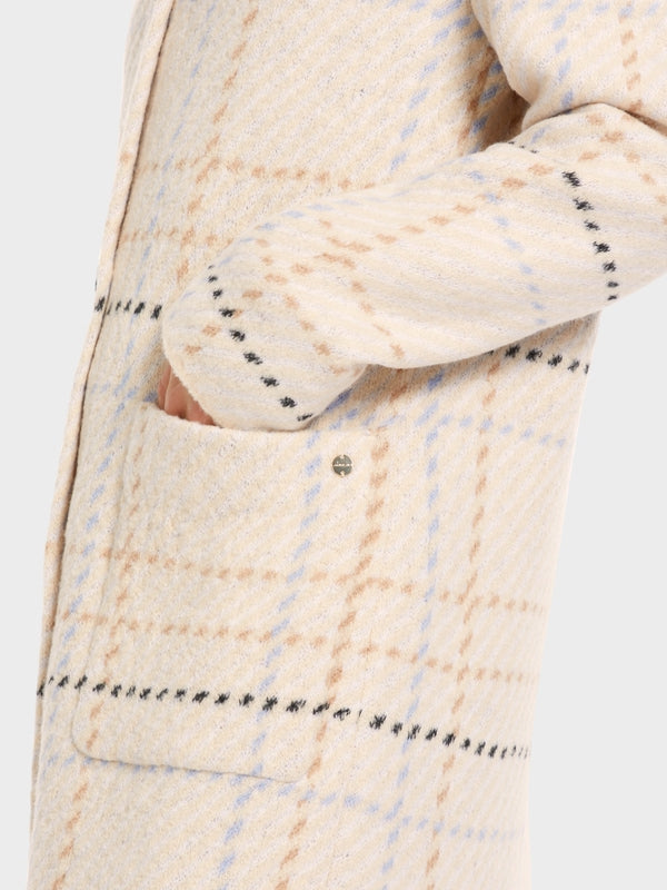Marc Cain Knitted Check Coat