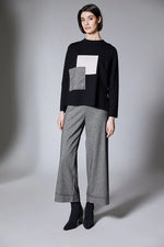 Load image into Gallery viewer, Peruzzi Mini Houndstooth Pant with Cuff
