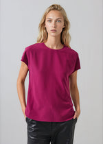 Load image into Gallery viewer, Patrick Assaraf Silk Crew Neck T-shirt
