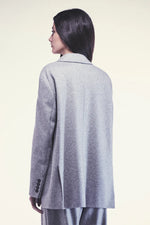 Load image into Gallery viewer, Liviana Conti Oversize Blazer in Grey
