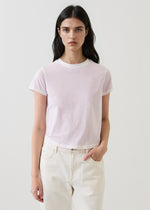 Load image into Gallery viewer, Patrick Assaraf Reverse Spray Crew Neck T-shirt
