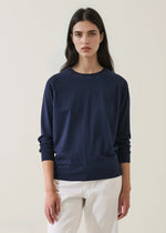Load image into Gallery viewer, Patrick Assaraf Raglan Sleeve Sweatshirt
