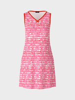 Load image into Gallery viewer, Marc Cain Sleeveless dress with overprint
