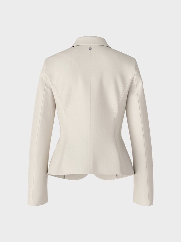 Marc Cain Off-White Knitted Blazer