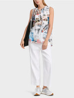 Load image into Gallery viewer, Marc Cain Sport Printed Cotton Tank Top
