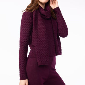 Pistache  Braided knitted Sweater