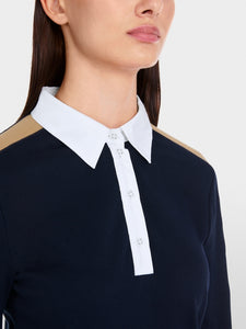 Marc Cain Sport Navy Polo Top