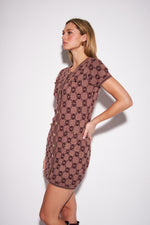 Load image into Gallery viewer, John &amp; Jenn Knitted Print Dress Yves
