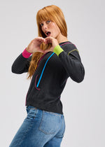 Load image into Gallery viewer, Zaket &amp; Plover Zipper Cardigan with Hood
