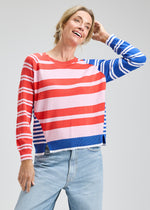 Load image into Gallery viewer, Zaket &amp; Plover Multi Stripe Sweater
