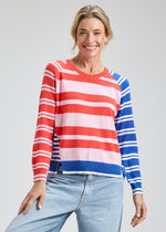 Load image into Gallery viewer, Zaket &amp; Plover Multi Stripe Sweater
