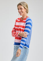 Load image into Gallery viewer, Zaket &amp; Plover Multi Stripe Sweater
