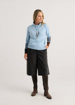 Load image into Gallery viewer, Zaket &amp; Plover Sweater in Power Blue with hood
