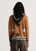 Load image into Gallery viewer, Zaket &amp; Plover Stars Zip-up Hoodie
