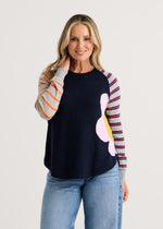 Load image into Gallery viewer, Zaket &amp; Plover CrewNeck Sweater in Navy
