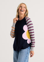 Load image into Gallery viewer, Zaket &amp; Plover CrewNeck Sweater in Navy
