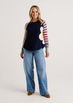 Load image into Gallery viewer, Zaket &amp; Plover CrewNeck Sweater in Navy
