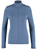 Load image into Gallery viewer, Gerry Weber Steel Blue Turtleneck
