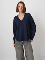 Load image into Gallery viewer, Repeat Organic Cashmere V-Neck Sweater with Refined Neckline
