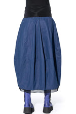 Load image into Gallery viewer, Art Point Balloon Skirt Blue
