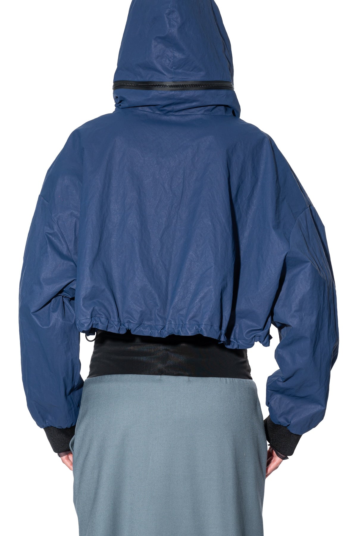 Art Point Cropped jacket with hood