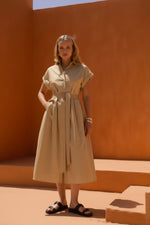 Load image into Gallery viewer, Kasia Cosmo Maxi Dress in cotton
