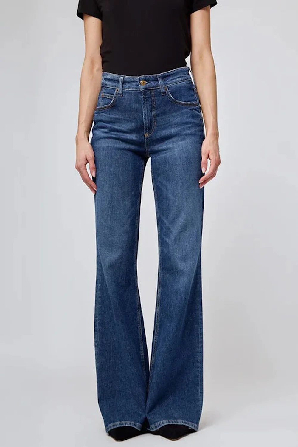 Cambio Fabienne Jeans in Used Dark Hemp