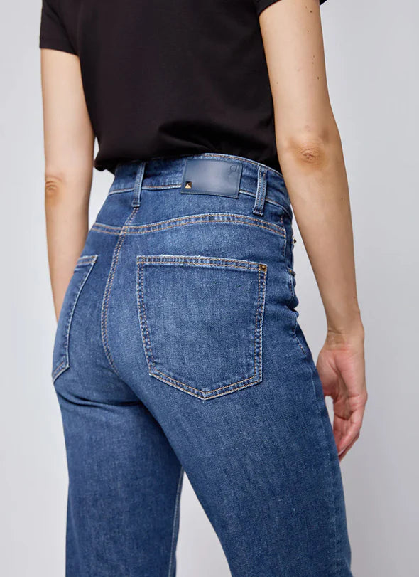 Cambio Fabienne Hemp Flared Jeans