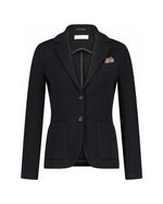 Load image into Gallery viewer, Circolo Black Blazer in Honeycomb Fabric
