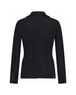 Load image into Gallery viewer, Circolo Black Blazer in Honeycomb Fabric
