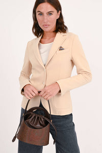 Circolo Single Breast Blazer in Cotton