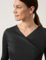 Load image into Gallery viewer, Gerry Weber V-Neck Wrap 3/4 Sleeve top
