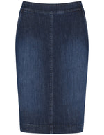 Load image into Gallery viewer, Gerry Weber Denim Pencil Skirt
