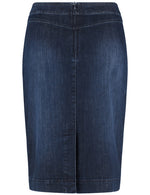 Load image into Gallery viewer, Gerry Weber Denim Pencil Skirt
