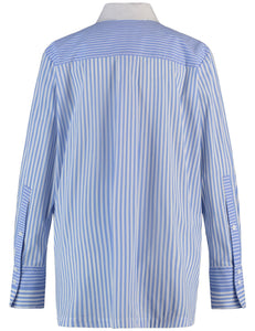 Gerry Weber Stripe Blouse White Blue