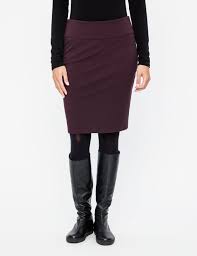 SARAH PACINI MAROON SKIRT