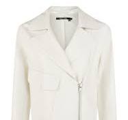 Marc Aurel Leather Look Jacket Creme