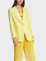 Load image into Gallery viewer, Marc Cain Long Blazer in Yellow
