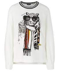 Marc Cain Sport T-Shirt animal print with scarf