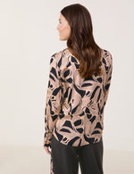 Load image into Gallery viewer, Gerry Weber Printed Blouse Gold/Black
