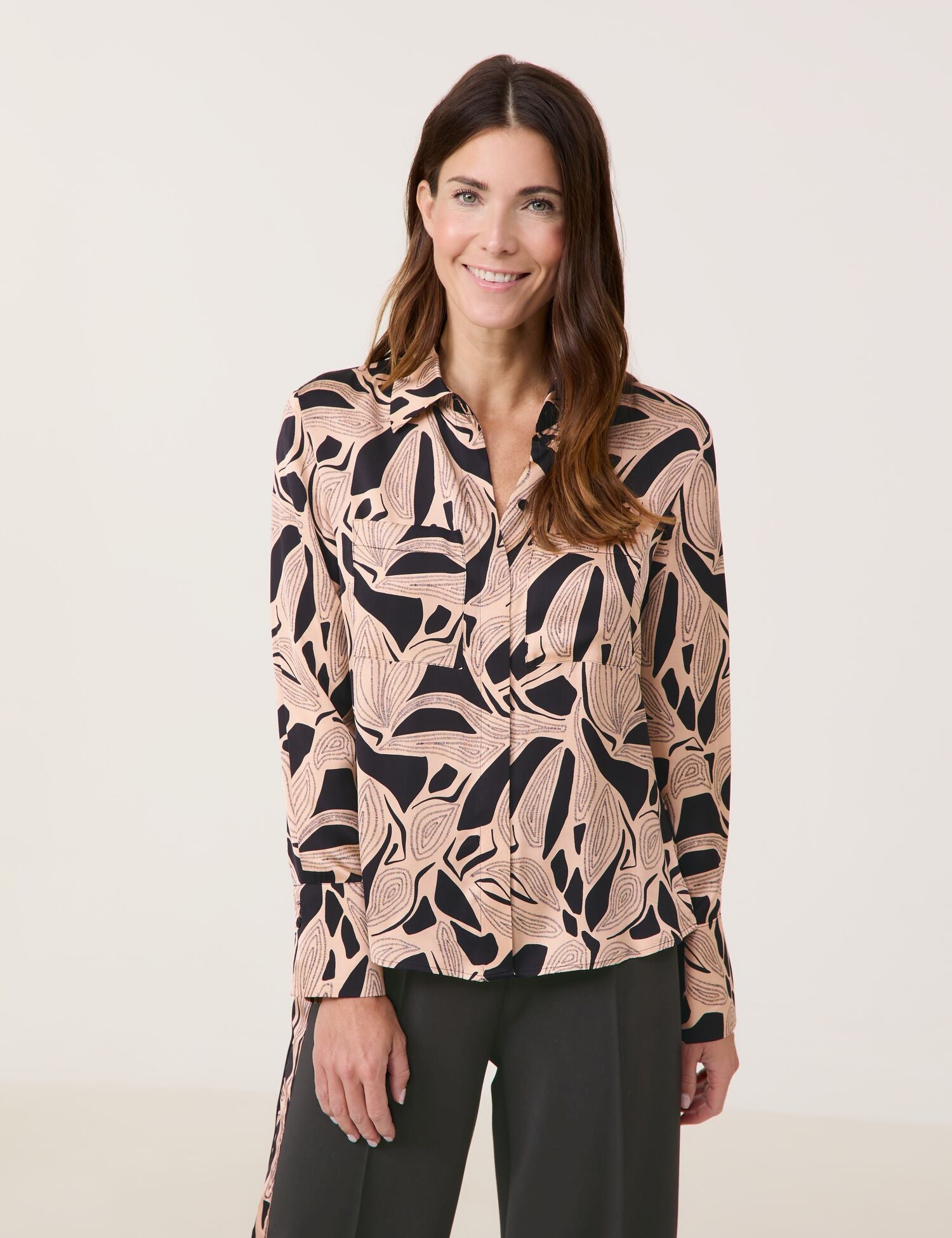 Gerry Weber Printed Blouse Gold/Black