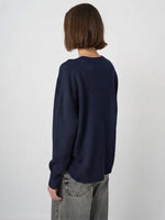 Load image into Gallery viewer, Repeat Organic Cashmere V-Neck Sweater with Refined Neckline

