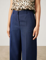 Load image into Gallery viewer, Gerry Weber Navy Stripe Pant
