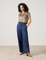 Load image into Gallery viewer, Gerry Weber Navy Stripe Pant
