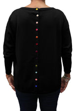 Load image into Gallery viewer, Etheme Cashmere  Reversible Sweater with Button
