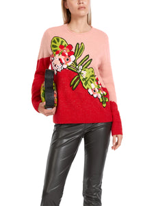 Marc Cain Sweater with Floral motiff