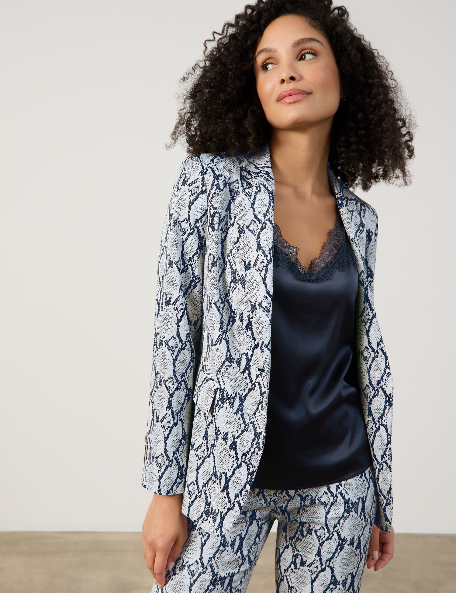 Gerry Weber blazer with a snakeskin pattern