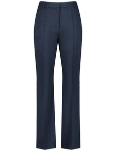 Gerry Weber Flared trousers with vertical pintucks