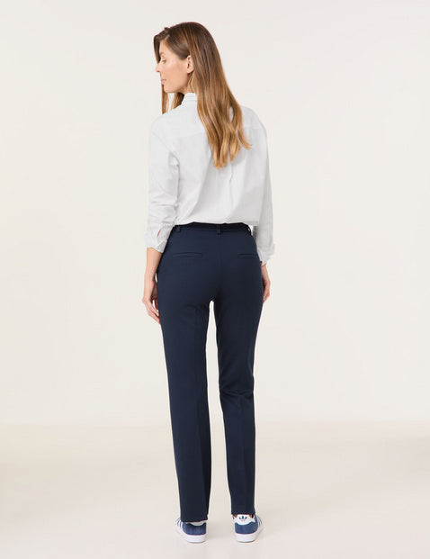 Gerry Weber Flared trousers with vertical pintucks