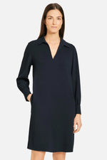 Load image into Gallery viewer, Gerry Weber Navy Shirt Dress
